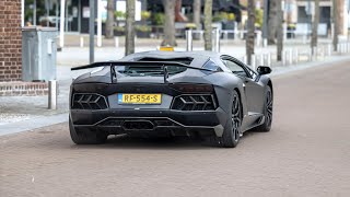 Vorsteiner Lamborghini Aventador with Capristo Exhaust  LOUD Accelerations Revs amp Flames [upl. by Adiell]