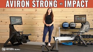 Aviron Strong vs Impact Rower Comparison  Best Gamified Rowers [upl. by Aimet]