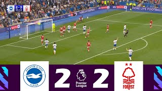 Brighton vs Nottingham Forest 22  Premier League 202425  Match Highlights [upl. by Yatnoed]