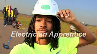 Day in the life of an Electrician Apprentice Vlog☆ Work Job Sites amp Advice [upl. by Rozina]