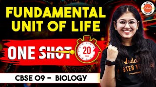 Fundamental Unit of Life One Shot in 20 Mins  Class 9th Science Chapter5  Vedantu Class 9 [upl. by Nosyaj]