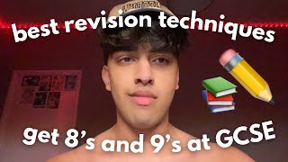 BEST REVISION TECHNIQUES for GCSE students  how to study for exams effectively and get 8s  9s [upl. by Tyrrell]