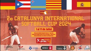 CATALUNYA INTERNATIONAL SOFTBALL CUP 2024  ARUBA VS GERMANY [upl. by Aniweta397]