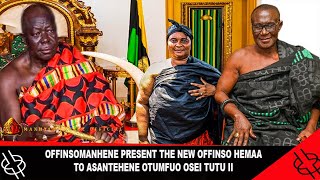 OFFINSOMANHENE PRESENT NANA AFRANIWAA III THE NEW OFFINSO HEMAA TO ASANTEHENE OTUMFUO OSEI TUTU II [upl. by Adnat]