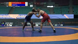 Round 2 FS  125 kg G PETRIASHVILI GEO v M MOHIT IND [upl. by Annael]