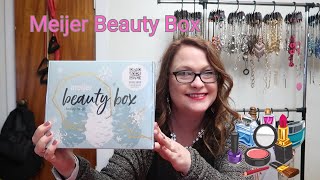 Meijer Beauty Box December 2023 [upl. by Llewen]