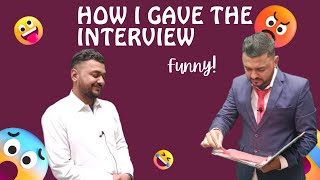 How I Gave Interview  Interview parody [upl. by Yehc570]