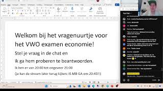 Examentraining economie VWO [upl. by Tahpos337]