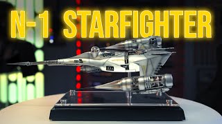 Star Wars The Mandalorian N1 Starfighter Model Ship Review [upl. by Anirrok]