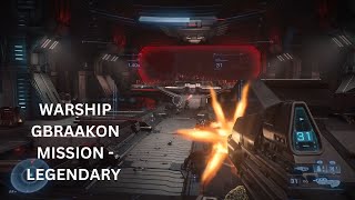 Halo Infinite Warship Gbraakon on Legendary diificulty with Bandana skull [upl. by Wiley]