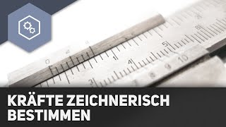 Kräfte zeichnerisch bestimmen  Fachwerke und statisches Gleichgewicht 18 [upl. by Brinson]