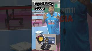 Top 5 Sticky Rubber Table Tennis Picks for Competitive Players [upl. by Roderich]