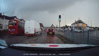 Featherstone Test Route Confusing traffic lights at Oxley Moor Road [upl. by Llieno]