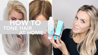 How to Professionally Tone Hair At Home [upl. by Latia]