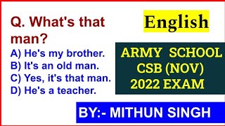 ARMY PUBLIC SCHOOL ENGLISH  CLASS NO  1  APS CSB CLASSES  AWES NOV OST CSB EXAM 2022  CSB ENG [upl. by Erdrich]