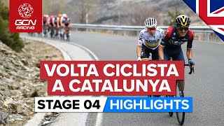 A Tight GC Fight On The Queen Stage  Volta A Catalunya 2022 Stage 4 Highlights [upl. by Hnad]