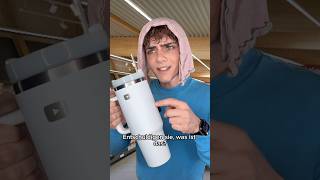 BLONDINE kauft Thermosflasche im ALDI 💀😭 comedy stanley lustig [upl. by Aramoy]