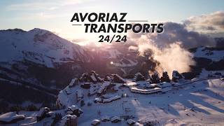 How to arrive and leave easily from Avoriaz 1800 [upl. by Tamah]