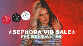 SEPHORA VIB SALE RECOMMENDATIONS ★ SPRING 2022 [upl. by Enilrad829]