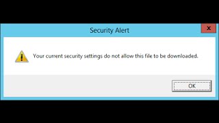 Your current security settings do not allow this file to be downloaded [upl. by Casey]