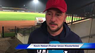 FußballBrandenburgliga 1 FC Frankfurt gegen Union Klosterfelde Trainer und Spieler im Interview [upl. by Naesed]