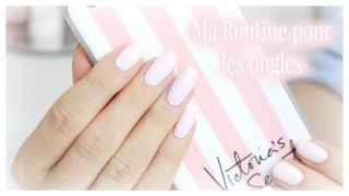 Routine soins des ongles ♡ [upl. by Aikar]