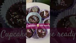 ytshorts cupcake cuppycakesong cuppycake cupcakechallenge cookingvideo chocolatecake frozen [upl. by Helsell339]