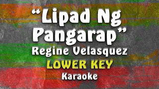 Lipad Ng Pangarap  Regine Velasquez Lower Key [upl. by Orat]