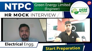 HR Mock Interview For NTPC Green Energy Limited  Electrical Engg  Start Interview Preparation [upl. by Lellih220]