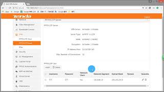 Tenda G3 VPN Server [upl. by Mellisent584]