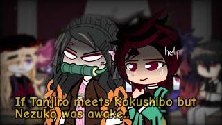 UpperMoons trio  Muzan react to If Tanjiro meets Kokushibo but Nezuko was awake  GCRV  KNY [upl. by Abbye]