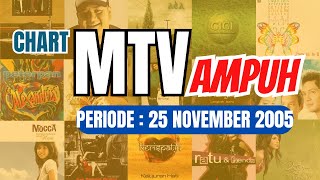 CHART MTV AMPUH Periode 25 November 2005 [upl. by Atkinson990]