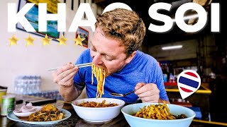 Amazing Thai Curry Noodles The BEST KHAO SOI In Chiang Mai 🇹🇭 [upl. by Aneryc]