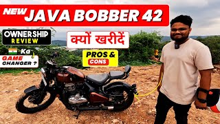 The Only Jawa 42 Bobber ownership review Video You Need to Watch  बिना देखे मत जाना  BikeOpedia [upl. by Adnopoz]