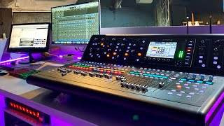 Midas M32 LIVE 40chan Digital Mixer  M1 Mac mini Pear Decade and New Table upgrades for worship [upl. by Sternberg]