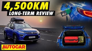 Toyota Urban Cruiser Hyryder Hybrid  4500km Long Term review  Autocar India [upl. by Nnaaras514]