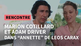 Marion Cotillard et Adam Driver à Cannes  l’interview croisée  AFP [upl. by Yeltihw6]