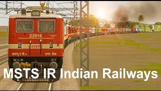 MSTS IR Indian Railways XVI Engines Parade [upl. by Areem]