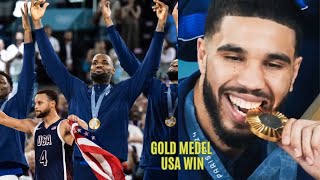 quotTeam USA Strikes Gold LeBron James Crowned Olympic MVP in Historic Victoryquot [upl. by Neerod]