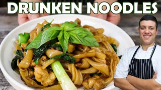 Easy Drunken Noodles  Thai Pad Kee Mao Recipe by Lounging with Lenny [upl. by Ethan5]