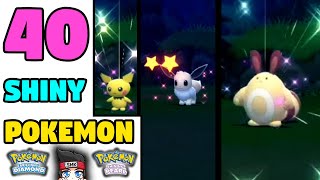 40 Shiny Pokemon Live Reaction Montage ✨ [upl. by Notac]