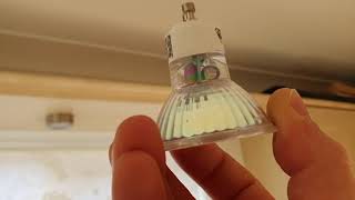 How to change a faulty GU10 Light bulb Electrician in Corby electricianincorby [upl. by Tiossem]