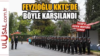 Feyzioğlu KKTCde böyle karşılandı [upl. by Rondi]