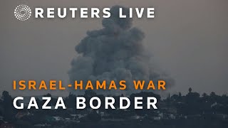 LIVE IsraelGaza border [upl. by Nalat250]