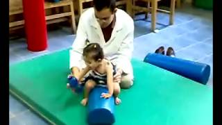 Facilitation of trunk control amp sitting balance for ataxic CP child [upl. by Anuala]