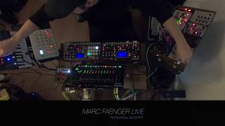 Marc Faenger LIVE  1 hr Live Techno Performance Rehearsal [upl. by Tavi]