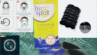 Hit and spot chin and forehead pore strips how to use  how to remove forehead black spots by RKS [upl. by Pierro381]