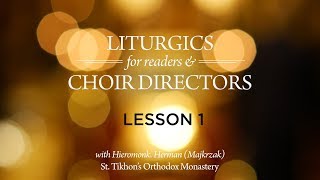 Orthodox Liturgics Pt 1 the Liturgical Books [upl. by Lehrer]