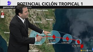 El clima en Monterrey y Potencial Ciclón Tropical Uno  18 de junio de 2024  Gamavisión Noticias [upl. by Ling871]