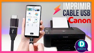 Conectar impresora a celular por Cable USB [upl. by Iemaj]